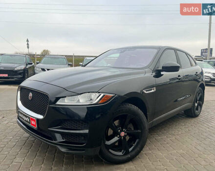 Чорний Ягуар Ф-Пейс, об'ємом двигуна 2 л та пробігом 153 тис. км за 24290 $, фото 1 на Automoto.ua