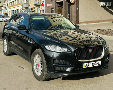 Черный Ягуар Ф-Пейс, объемом двигателя 2 л и пробегом 156 тыс. км за 20500 $, фото 1 на Automoto.ua