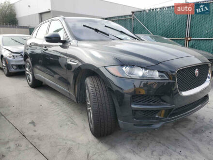 Черный Ягуар Ф-Пейс, объемом двигателя 2 л и пробегом 140 тыс. км за 3000 $, фото 1 на Automoto.ua