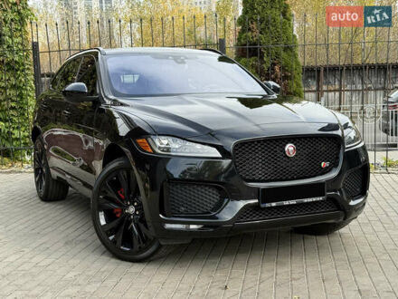 Чорний Ягуар Ф-Пейс, об'ємом двигуна 3 л та пробігом 87 тис. км за 26900 $, фото 1 на Automoto.ua