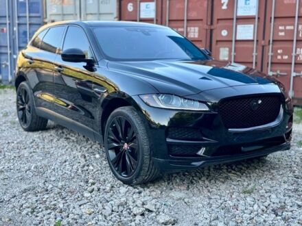 Черный Ягуар Ф-Пейс, объемом двигателя 3 л и пробегом 3 тыс. км за 21000 $, фото 1 на Automoto.ua