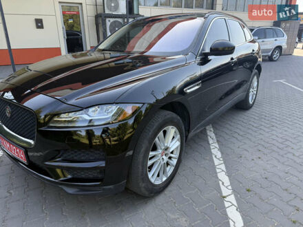 Черный Ягуар Ф-Пейс, объемом двигателя 2 л и пробегом 179 тыс. км за 19300 $, фото 1 на Automoto.ua