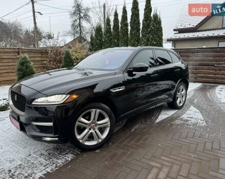 Чорний Ягуар Ф-Пейс, об'ємом двигуна 2 л та пробігом 123 тис. км за 23500 $, фото 1 на Automoto.ua