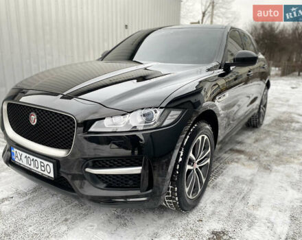 Чорний Ягуар Ф-Пейс, об'ємом двигуна 2 л та пробігом 120 тис. км за 28000 $, фото 1 на Automoto.ua