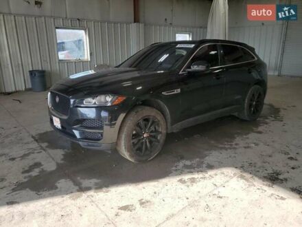 Черный Ягуар Ф-Пейс, объемом двигателя 3 л и пробегом 79 тыс. км за 4000 $, фото 1 на Automoto.ua