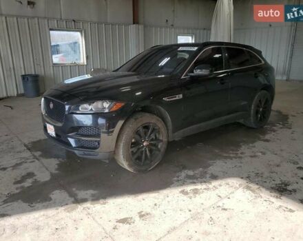 Черный Ягуар Ф-Пейс, объемом двигателя 3 л и пробегом 79 тыс. км за 4000 $, фото 1 на Automoto.ua