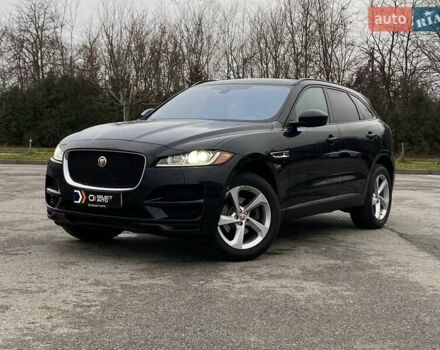 Черный Ягуар Ф-Пейс, объемом двигателя 2 л и пробегом 132 тыс. км за 25490 $, фото 1 на Automoto.ua