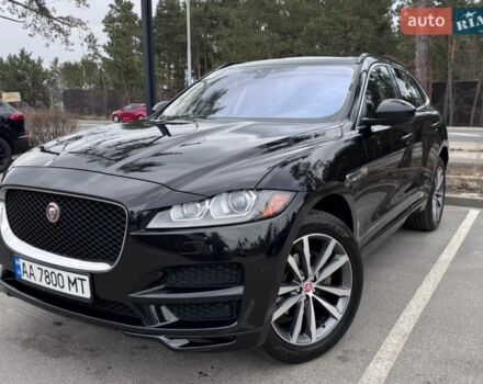 Черный Ягуар Ф-Пейс, объемом двигателя 2 л и пробегом 176 тыс. км за 24900 $, фото 1 на Automoto.ua