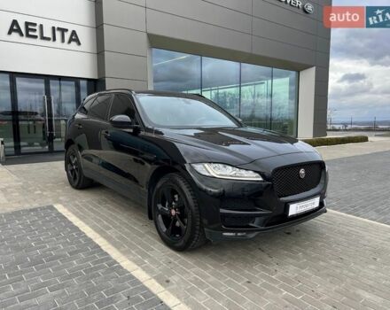 Черный Ягуар Ф-Пейс, объемом двигателя 2 л и пробегом 75 тыс. км за 29900 $, фото 1 на Automoto.ua