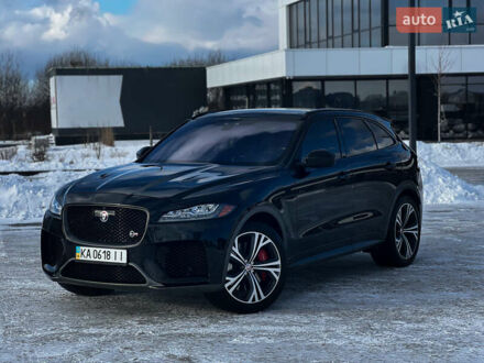 Чорний Ягуар Ф-Пейс, об'ємом двигуна 5 л та пробігом 98 тис. км за 54000 $, фото 1 на Automoto.ua