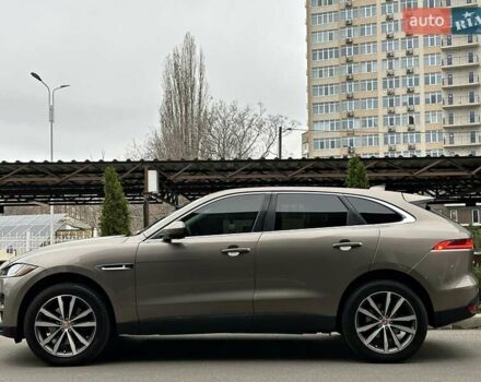 Коричневый Ягуар Ф-Пейс, объемом двигателя 3 л и пробегом 211 тыс. км за 17800 $, фото 1 на Automoto.ua