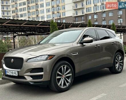 Коричневый Ягуар Ф-Пейс, объемом двигателя 3 л и пробегом 211 тыс. км за 17800 $, фото 1 на Automoto.ua