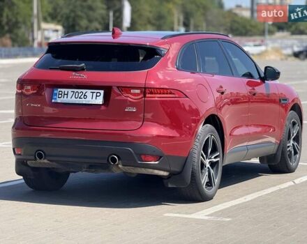 Красный Ягуар Ф-Пейс, объемом двигателя 3 л и пробегом 115 тыс. км за 21500 $, фото 9 на Automoto.ua