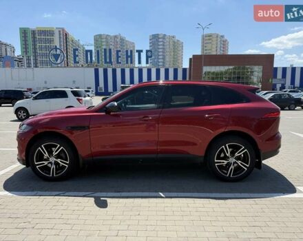 Красный Ягуар Ф-Пейс, объемом двигателя 3 л и пробегом 115 тыс. км за 21500 $, фото 5 на Automoto.ua