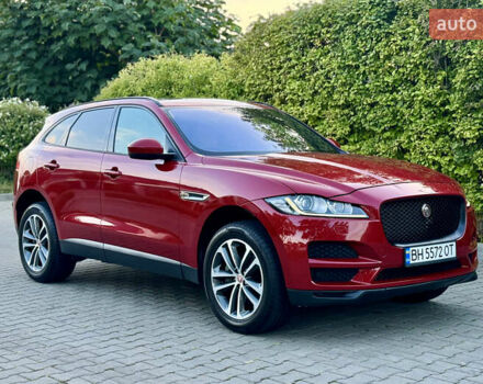 Красный Ягуар Ф-Пейс, объемом двигателя 3 л и пробегом 65 тыс. км за 20000 $, фото 11 на Automoto.ua