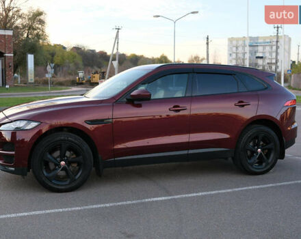 Красный Ягуар Ф-Пейс, объемом двигателя 2 л и пробегом 214 тыс. км за 22500 $, фото 7 на Automoto.ua