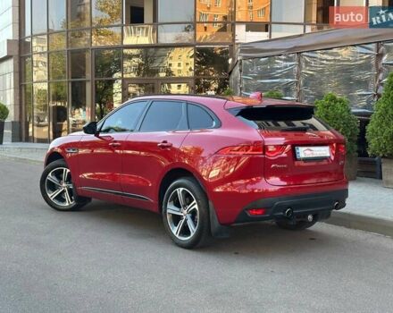 Красный Ягуар Ф-Пейс, объемом двигателя 3 л и пробегом 90 тыс. км за 19999 $, фото 15 на Automoto.ua