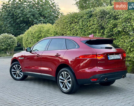 Красный Ягуар Ф-Пейс, объемом двигателя 3 л и пробегом 65 тыс. км за 20000 $, фото 15 на Automoto.ua