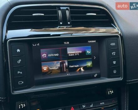 Красный Ягуар Ф-Пейс, объемом двигателя 3 л и пробегом 90 тыс. км за 19999 $, фото 33 на Automoto.ua