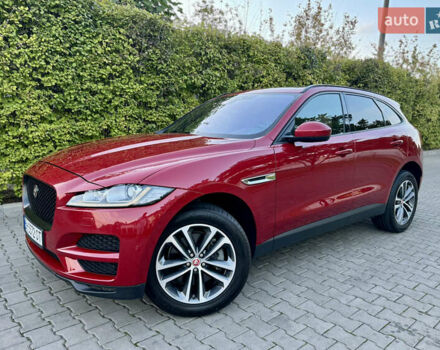 Красный Ягуар Ф-Пейс, объемом двигателя 3 л и пробегом 65 тыс. км за 20000 $, фото 14 на Automoto.ua