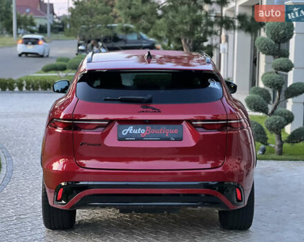 Красный Ягуар Ф-Пейс, объемом двигателя 2 л и пробегом 30 тыс. км за 44000 $, фото 13 на Automoto.ua