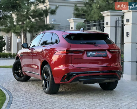 Красный Ягуар Ф-Пейс, объемом двигателя 2 л и пробегом 30 тыс. км за 44000 $, фото 11 на Automoto.ua