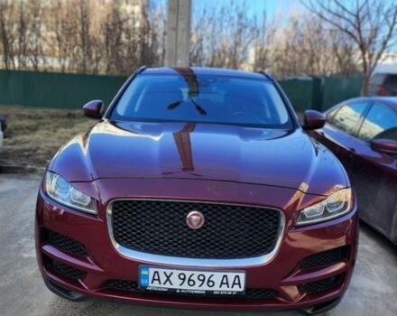 Красный Ягуар Ф-Пейс, объемом двигателя 2 л и пробегом 99 тыс. км за 21000 $, фото 1 на Automoto.ua