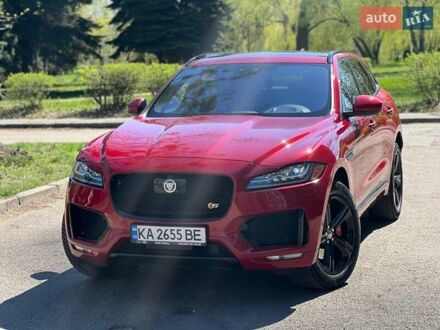 Ягуар Ф-Пейс 2018 в Киеве на Automoto.ua Красный Ягуар Ф-Пейс, объемом двигателя 3 л и пробегом 39 тыс. км за 31999 $, фото 1 на Automoto.ua