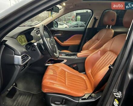 Серый Ягуар Ф-Пейс, объемом двигателя 2 л и пробегом 146 тыс. км за 22490 $, фото 7 на Automoto.ua