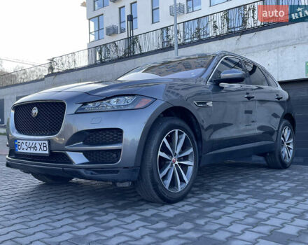 Сірий Ягуар Ф-Пейс, об'ємом двигуна 2 л та пробігом 108 тис. км за 24500 $, фото 1 на Automoto.ua
