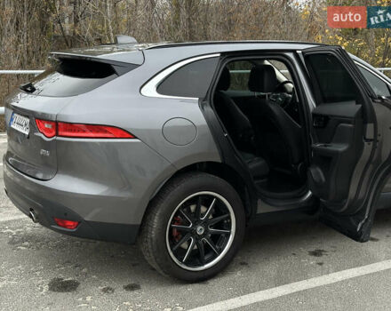 Сірий Ягуар Ф-Пейс, об'ємом двигуна 3 л та пробігом 108 тис. км за 19999 $, фото 45 на Automoto.ua