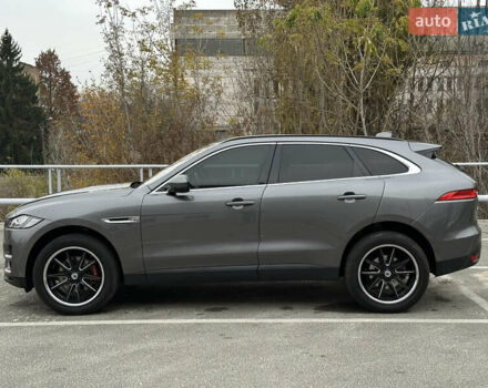 Сірий Ягуар Ф-Пейс, об'ємом двигуна 3 л та пробігом 108 тис. км за 19999 $, фото 11 на Automoto.ua