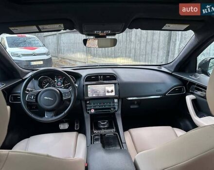 Серый Ягуар Ф-Пейс, объемом двигателя 2 л и пробегом 108 тыс. км за 31500 $, фото 9 на Automoto.ua