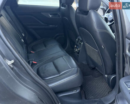 Серый Ягуар Ф-Пейс, объемом двигателя 3 л и пробегом 39 тыс. км за 33000 $, фото 9 на Automoto.ua