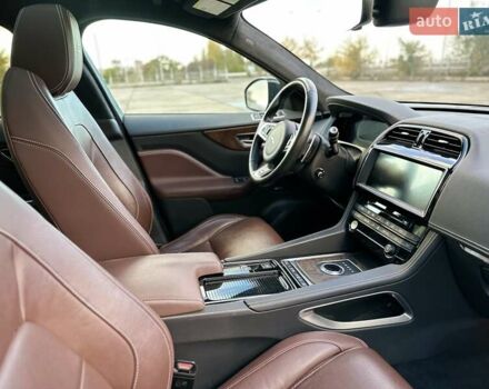 Ягуар Ф-Пейс 2018 у Южноукраинске на Automoto.ua Сірий Ягуар Ф-Пейс, об'ємом двигуна 3 л та пробігом 107 тис. км за 39500 $, фото 37 на Automoto.ua