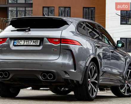 Сірий Ягуар Ф-Пейс, об'ємом двигуна 5 л та пробігом 28 тис. км за 55000 $, фото 39 на Automoto.ua