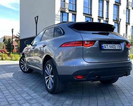 Сірий Ягуар Ф-Пейс, об'ємом двигуна 2 л та пробігом 41 тис. км за 25900 $, фото 15 на Automoto.ua