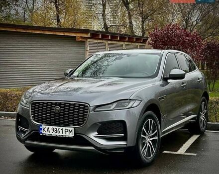 Серый Ягуар Ф-Пейс, объемом двигателя 2 л и пробегом 65 тыс. км за 35900 $, фото 1 на Automoto.ua