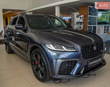 Серый Ягуар Ф-Пейс, объемом двигателя 5 л и пробегом 17 тыс. км за 87000 $, фото 1 на Automoto.ua