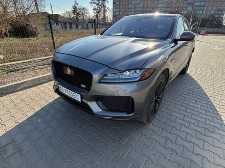 Сірий Ягуар Ф-Пейс, об'ємом двигуна 3 л та пробігом 73 тис. км за 19000 $, фото 1 на Automoto.ua