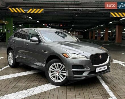 Серый Ягуар Ф-Пейс, объемом двигателя 3 л и пробегом 147 тыс. км за 19990 $, фото 1 на Automoto.ua