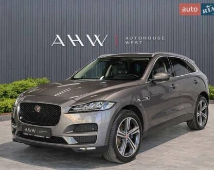 Серый Ягуар Ф-Пейс, объемом двигателя 2.99 л и пробегом 161 тыс. км за 24800 $, фото 1 на Automoto.ua