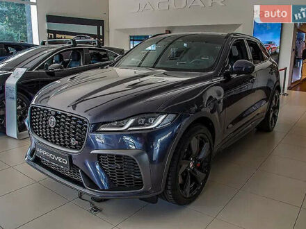 Серый Ягуар Ф-Пейс, объемом двигателя 5 л и пробегом 17 тыс. км за 87000 $, фото 1 на Automoto.ua