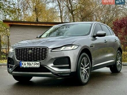 Серый Ягуар Ф-Пейс, объемом двигателя 2 л и пробегом 65 тыс. км за 35900 $, фото 1 на Automoto.ua