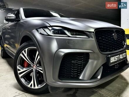 Ягуар Ф-Пейс 2022 в Киеве на Automoto.ua Серый Ягуар Ф-Пейс, объемом двигателя 5 л и пробегом 28 тыс. км за 84500 $, фото 1 на Automoto.ua