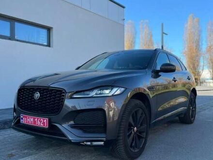 Серый Ягуар Ф-Пейс, объемом двигателя 2 л и пробегом 80 тыс. км за 59000 $, фото 1 на Automoto.ua