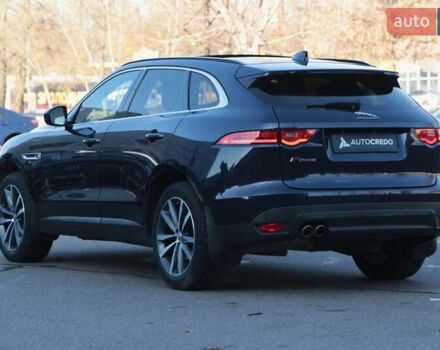 Синій Ягуар Ф-Пейс, об'ємом двигуна 2 л та пробігом 179 тис. км за 22800 $, фото 4 на Automoto.ua