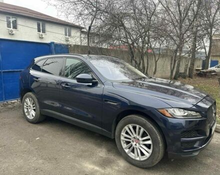 Синий Ягуар Ф-Пейс, объемом двигателя 2 л и пробегом 95 тыс. км за 20500 $, фото 4 на Automoto.ua