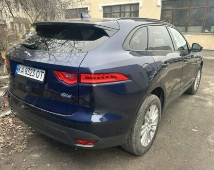 Синий Ягуар Ф-Пейс, объемом двигателя 2 л и пробегом 95 тыс. км за 20500 $, фото 3 на Automoto.ua
