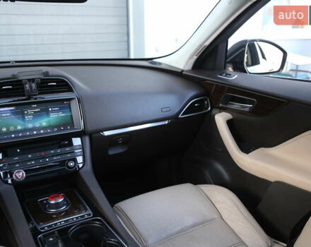 Синій Ягуар Ф-Пейс, об'ємом двигуна 2 л та пробігом 179 тис. км за 22800 $, фото 14 на Automoto.ua